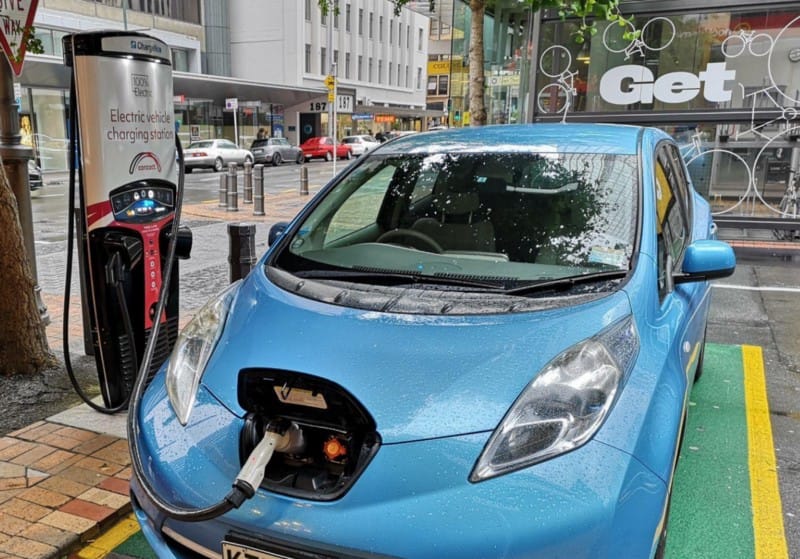 Fast charger in downtown Wellington